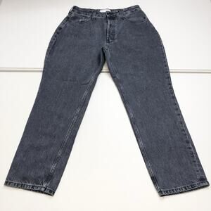 Everlane The Curvy 90’s Cheeky Straight Jean in Washed Black Sz 31 Ankle 28x26